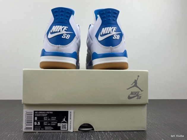 1st Kicks Jordan Retro DR5415-104 4 SB 0716